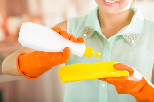 Recurring house cleaning service leaving a tidy and fresh interior