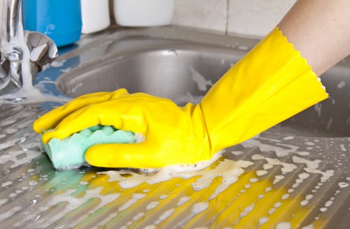Clean and organized home interior after professional cleaning
